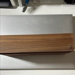 Breitling Wooden and Silver Box